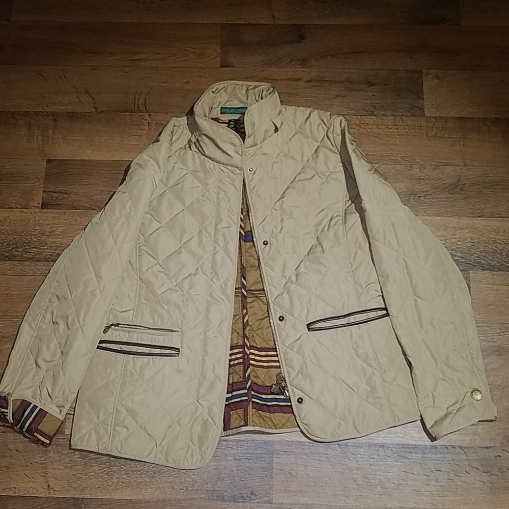 Ralph Lauren Jean's Quilted Jacket Light brown